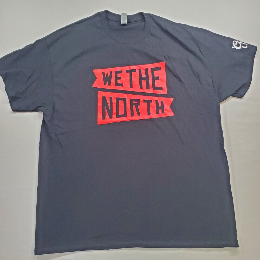 NBA Toronto Raptors We The North Shirt Adult XL Black Coors Light Basketball